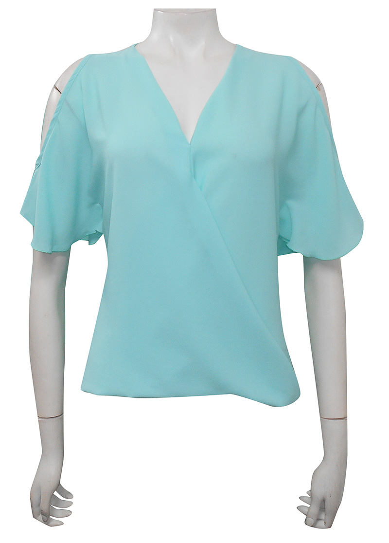 MINT - Robyn cross front blouse